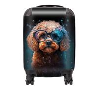 Warren Reed Cavapoo Dog Face Splashart Suitcase - Medium