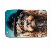 Warren Reed - Designer Cavapoo Dog Splashart Sherpa Blanket | Size: Large Warren Reed - Designer Multicolor Large