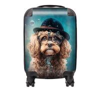 Warren Reed Cavapoo Dog Splashart Suitcase - Cabin