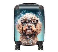 Warren Reed Designer Cavapoo Dog Splashart Suitcase - Small