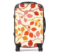 Warren Reed - Designer Colorful Autumn Leaves Suitcase Cabin, Multi