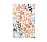 Warren Reed - Designer Colouful Sping Leaves Tea Towel in Orange Warren Reed - Designer Orange