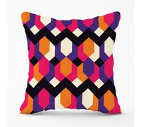Warren Reed Designer Coloured Abstract Pattern Outdoor Cushion 45Cm X 45Cm
