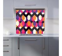 Warren Reed - Designer Coloured Abstract Pattern Kitchen Splashback W700Mm X H750Mm, Multi