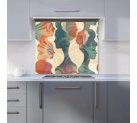 Warren Reed - Designer Coloured Silhouette Kitchen Splashback W900Mm X H650Mm, Multi