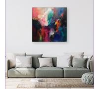 Warren Reed - Designer Cosmic Fusion: Colours Of The Universe Canvas | Size: w40 inch x h40 inch Warren Reed - Designer Multicolor w40 inch x h40 inch