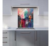 Warren Reed - Designer Cosmic Fusion Colours Of The Universe Kitchen Splashback W600Mm X H750Mm, Multi