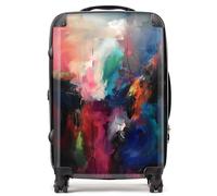 Warren Reed - Designer Cosmic Fusion: Colours of The Universe Suitcase - Lightweight Hard Case, TSA Lock, 4 Spinner Wheels