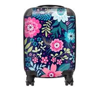 Warren Reed - Designer Cute Colourful Flower Pattern Suitcase Small, Multi