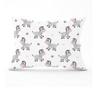 Warren Reed Designer Cute Hand Drawn Zebra Cushions 33Cm X 48Cm