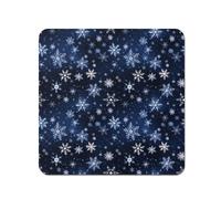 Warren Reed - Designer Dreamy & Magical Snowflake Coasters - Set of 4 in Blue Warren Reed - Designer Blue