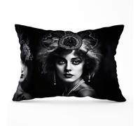 Warren Reed - Designer Dynamic Angles Cushions in Black | Size: 45 cm x 45 cm Warren Reed - Designer Black 45 cm x 45 cm