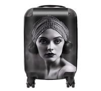 Warren Reed - Designer Edwardian Ballerina Portrait Suitcase - Lightweight Hard Case, TSA Lock, 4 Spinner Wheels