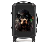 English Cocker Spaniel Splashart Suitcase Warren Reed - Designer Multi Cabin