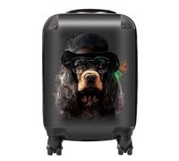 Warren Reed - Designer English Cocker Spaniel Splashart Suitcase | Size: Medium Warren Reed - Designer Multicolor Medium