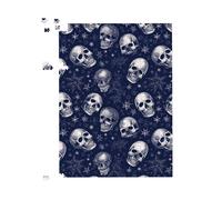 Warren Reed - Designer Evening Skulls & Stars Jigsaw Puzzle | Size: 500 Piece Warren Reed - Designer Multicolor 500 Piece