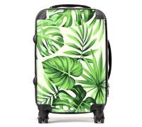 Warren Reed - Designer Exotic Palm Leaves Suitcase Cabin, Green