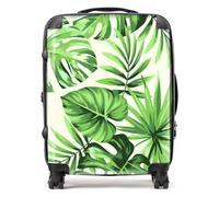 Warren Reed - Designer Exotic Palm Leaves Suitcase Large, Green