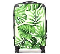 Warren Reed - Designer Exotic Palm Leaves Suitcase Medium, Green