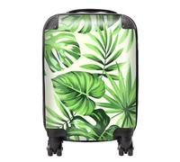 Warren Reed - Designer Exotic Palm Leaves Suitcase Small, Green