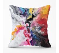 Warren Reed - Designer Explosive Colour Cascade Cushions | Size: 60 cm x 60 cm Warren Reed - Designer Multicolor 60 cm x 60 cm