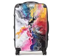 Warren Reed - Designer Explosive Colour Cascade Suitcase Medium, Multi