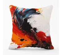 Warren Reed - Designer Fiery Waves: Abstract Motion Cushions | Size: 33 cm x 48 cm Warren Reed - Designer Multicolor 33 cm x 48 cm