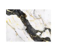 Warren Reed - Designer Flecks Of Gold Marble Effect Chopping Board in White Warren Reed - Designer White