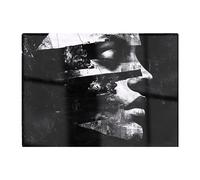 Fragmented Silhouette In Black And White Chopping Board Warren Reed - Designer Black One Size
