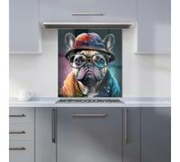 Warren Reed - Designer French Bulldog Dog Splashart Kitchen Splashback - W700mm x H650mm