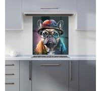 Warren Reed - Designer French Bulldog Dog Splashart Kitchen Splashback - W700mm x H750mm