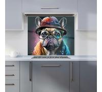 Warren Reed - Designer French Bulldog Dog Splashart Kitchen Splashback - W900mm x H750mm