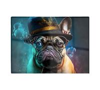 Warren Reed - Designer French Bulldog Splashart Chopping Board Warren Reed - Designer Multicolor