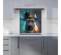 Warren Reed - Designer French Bulldog Splashart Kitchen Splashback - W700mm x H650mm