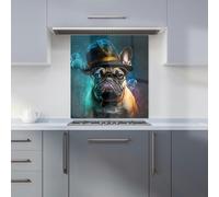 Warren Reed - Designer French Bulldog Splashart Kitchen Splashback - W700mm x H750mm