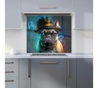 Warren Reed - Designer French Bulldog Splashart Kitchen Splashback - W900mm x H750mm