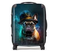 Warren Reed - Designer French Bulldog Splashart Suitcase Large, Multi