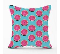 Warren Reed Fruity Pattern Of Pink Grapefruit Cushions - 45cm x 45cm