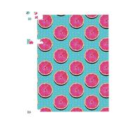 Warren Reed - Designer Fruity Pattern Of Pink Grapefruit Jigsaw Puzzle | Size: 500 Piece Warren Reed - Designer Pink 500 Piece