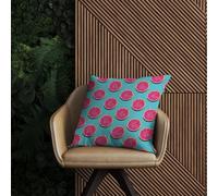 Warren Reed Designer Fruity Pattern Of Pink Grapefruit Outdoor Cushion 60Cm X 60Cm