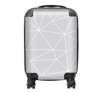 Warren Reed - Designer Geometric Triangle Pattern Suitcase Small, Multi