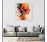 Warren Reed - Designer Geometric Vibrance Canvas | Size: w40 inch x h40 inch Warren Reed - Designer Multicolor w40 inch x h40 inch