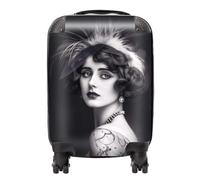 Warren Reed - Designer Glamorous Edwardian Showgirl Suitcase - Lightweight Hard Case, TSA Lock, 4 Spinner Wheels