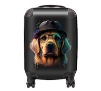 Golden Retriever Dog Splashart Suitcase Warren Reed - Designer Multi Mini Cabin