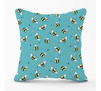 Warren Reed Designer Hand Drawn Busy Bees Cushions 45Cm X 45Cm