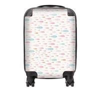 Warren Reed - Designer Hand Drawn Swimming Fish Suitcase Small, Multi
