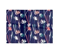 Warren Reed Designer Hand Drawn Wild Flowers Glass Chopping Board