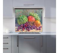 Warren Reed - Designer Harvest Bounty A Still Life Kitchen Splashback W600Mm X H600Mm, Multi