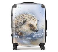 Warren Reed - Designer Hedgehog Watercolour Suitcase Large, Multi