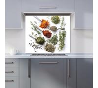 Warren Reed - Designer Herbal Essence in Spoons Kitchen Splashback - W700mm x H750mm